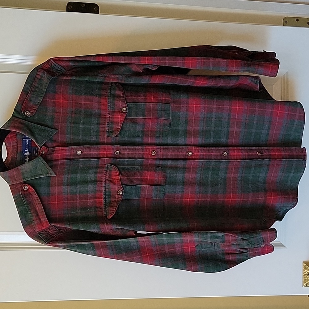 Ralph Lauren vintage tissue flannel shirt. It was in a winter holiday collection